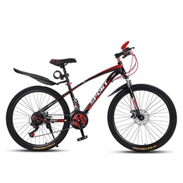 iMiMi Bike Off-road Mountain Bike For Adult Ladies, Hardtail Variable Speed Racing Mtb, Front Fork Suspension Disc Brake Mountain Bicycle, 21 Speed D 24