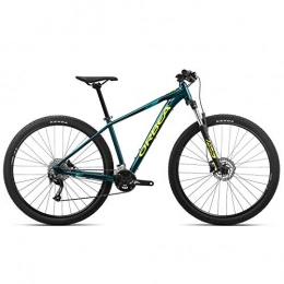  Mountain Bike Orbea Unisex MX 40 L MTB Hardtail, 18 Gears, 47 cm, 29 Inches, Ocean Blue - Yellow, K205