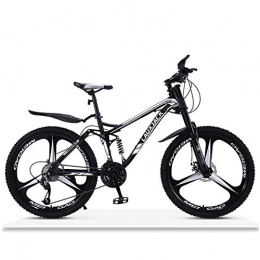 LINGJIE Bike Outdoor Mountain Bikes, Mountain Bikes For Teenagers And Adults, Aluminum And Steel Frame Options, 21-30 Gear Shift Options, 24-26 Inch Wheels, Multiple Colors , Black-26inches-6cutterwheels-30speed
