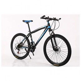 Mnjin Bike Outdoor sports Mountain Bikes Bicycles 21-30 Speeds Shimano High-Carbon Steel Frame Dual Disc Brake