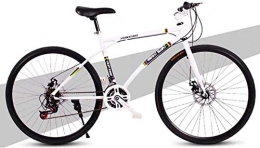 PARTAS Bike PARTAS Travel Convenience Commute - Road Bicycles, 24-Speed 26 inch Bikes, Double Disc Brake, High Carbon Steel Frame, Road Bicycle Racing, Suitable for Advanced Riders and Beginners