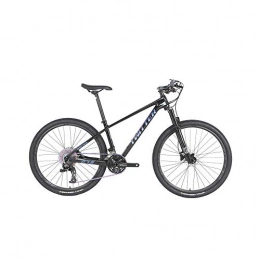 peipei Bike peipei 24 / 36 speed 27.5 / 29 off-road shock-absorbing mountain bike. Carbon fiber bicycle mountain bike carbon fiber bicycle-Black and blue_27.5 x 17