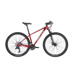 peipei Bike peipei 24 / 36 speed 27.5 / 29 off-road shock-absorbing mountain bike. Carbon fiber bicycle mountain bike carbon fiber bicycle-Red and white_27.5 x 17