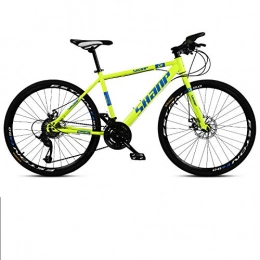 peipei Bike peipei Mountain bike variable speed shock absorber adult ultralight road student bicycle men and women 26 inch-Fluorescent yellow_27speed