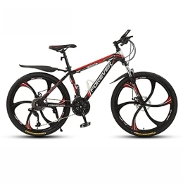 PhuNkz Mountain Bike PhuNkz 26'' Wheel Mountain Bike / Bicycles for Men 21 / 24 / 27 / 30 Speeds Thickened High Carbon Steel Frame with Mechanical Double Discbrake and Lockable Suspension Fork / C / 21 Speed