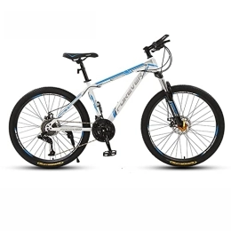 PhuNkz Mountain Bike PhuNkz 26'' Wheel Mountain Bike / Bicycles for Men 21 / 24 / 27 / 30 Speeds Thickened High Carbon Steel Frame with Mechanical Double Discbrake and Lockable Suspension Fork / G / 21 Speed
