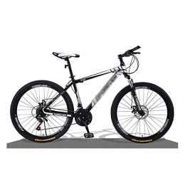 BaiHogi Bike Professional Racing Bike, Mens Mountain Bike Full Suspension 21-Speed 26-Inch Wheels with High Carbon Steel Frame for a Path, Trail &Amp; Mountains / Black / 21 Speed ( Color : Black , Size : 21 Speed )