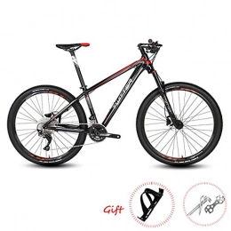 PXQ Bike PXQ Mountain Bike 27.5 / 26Inch Adults 22 Speeds Disc Brake Off-road Bike Cycling with Shock Absorber, Aluminum Alloy Mechanical Suspension Fork Bicycles, Black1, 26 * 17