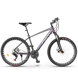 PY Mountain Bike PY 26 inch Mountain Bike, Mountain Bicycles Aluminum with 17 inch Frame, Mountain Trail Bike with 27 Speeds Drivetrain, Full Suspension Mtb ​​Gears Dual Disc Brakes Mountain Bicycle / Galaxy Gradient Pu