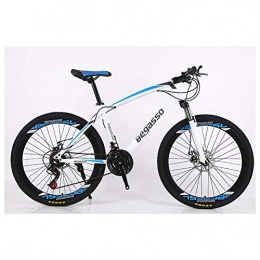 PYROJEWEL Mountain Bike PYROJEWEL Outdoor sports Bicycle 26" Mountain Bike 2130 Speeds HighCarbon Steel Frame Shock Absorption Mountain Bicycle Outdoor sports (Color : White)