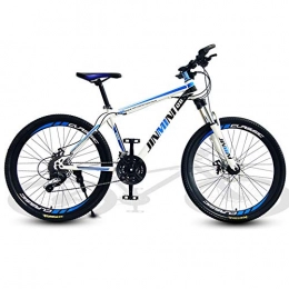 QIMENG Mountain Bike QIMENG 24 Inch Mountain Bikes Hardtail Mountain Bikes 21 / 24 / 27 / 30 Speed with Dual Disc Brake High-Carbon Steel Hardtail Mountain Bike Dual Disc Brake Suitable for 150-170Cm, C, 21 speed