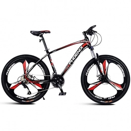 QIU Mountain Bike QIU Mountain Bikes HYX1 26 Inches 3 Spoke Wheels 21 Speed Mountain Bicycle Dual Disc Brake Bicycle (Color : Blue, Size : 26")