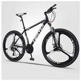 QMMD Bike QMMD 24-Inch Men's Mountain Bikes, Hardtail Mountain Bike, Adult Dual Disc Brake Mountain Trail Bike, 21-24-27-30-Speed High-carbon Steel Anti-Slip Bikes, E 3 Spoke, 24 speed