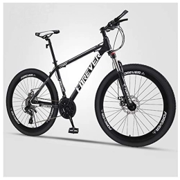 QMMD Bike QMMD 26-Inch Mountain Bikes, Men's Hardtail Mountain Bike, 21-24-27-30-Speed Bicycle, Dual Disc Brake, Adult High-carbon Steel Anti-Slip Bikes, Anti-Slip Bikes, A Spoke, 30 speed