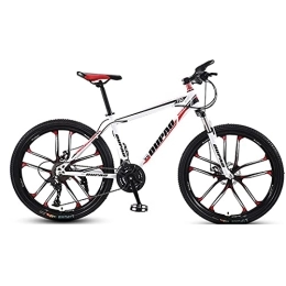 QUNINE Mountain Bike QUNINE Mountain Bike, Adult Offroad Road Bicycle 24 Inch 21 / 24 / 27 Speed Variable Speed Shock Absorption, Teenage Students, Men and Women Sports Cycling Racing Ride 10wheels- 24 spd (Wt rd 10wheels)