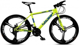 QZ Bike QZ 24 Inch Mountain Bike, Double Disc Brake / High-Carbon Steel Frame Bikes, Beach Snowmobile Bicycle, Aluminum Alloy Wheel