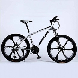 QZ Bike QZ Adult Mountain Bike, Beach Snowmobile Bicycle, Double Disc Brake Bikes, 26 Inch Aluminum Alloy Wheels Bicycles, Man Woman General Purpose (Color : A, Size : 21 speed)