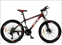 QZ Bike QZ Adult Mountain Bike, Double Disc Brake / High-Carbon Steel Frame Bikes, Beach Snowmobile Bicycle, 24 Inch Wheels 24 speed