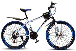 QZ Bike QZ Bicycle, Mountain Bike, Road Bicycle, Hard Tail Bike, 26 Inch 21 Speed Bike, Adult Student Bike, Double Disc Brake Bicycle (Color : B)