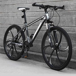 Relaxbx Bike Relaxbx 24-Speed Mountain Bike for Adult, 24 / 26 Inch Wheels, Lightweight Carbon Steel Frame Disc Brake, #C, 24inch