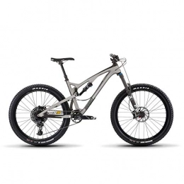 Diamondback Bike Release 4C Carbon Full Suspension Mountain Bike, Silver, 17" / MD