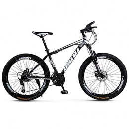 RYP Mountain Bike Road Bikes Bicycle Mountain Bike Adult Men MTB Light Road Bicycles For Women 24 Inch Wheels Adjustable Speed Double Disc Brake Off-road Bike (Color : Gray, Size : 24 Speed)