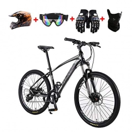 WHYTT Bike Safety Mountain Bike Bicycle for Adults Men And Women 26", High-Carbon Steel Frame MTB Bikes, Full Suspension, Aluminum Alloy Wheels, Suitable for Traveling in The Wild City