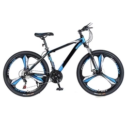 SANJIANG Mountain Bike SANJIANG Mountain Bike 26in Disc Brakes 24 Speed Mens Bicycle Front Suspension MTB, A-3knifewheels