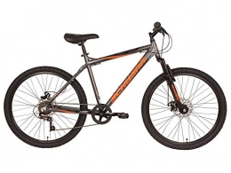 Schwinn Bike Schwinn Surge Adult Mountain Bike, 26-Inch Wheels, 17-Inch Alloy Frame, 7 Speed, Disc Brakes, Graphite / Orange