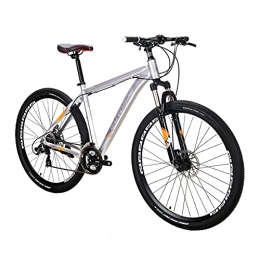 EUROBIKE Mountain Bike SD Eurobike X9 Adult Mountain Bike Light Aluminum Frame Bicycle 29 Inch For Men And Woman (Silver)