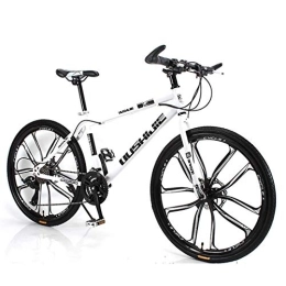 CHHD Bike Shock Absorbing Mountain Bike Double Disc Brake High Carbon Steel Bike 26-inch Mountain Bike, 21-speed / 27-speed