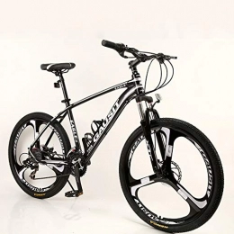 SIER Bike SIER Aluminum alloy bicycle 26 inch 30 speed variable speed off-road damping three-knife wheel mountain bike, Black