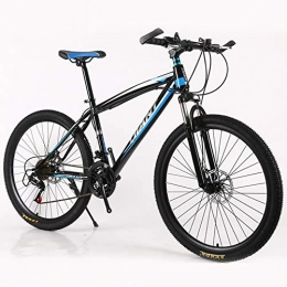 SIER Bike SIER Mountain bike variable speed bicycle 26 inch shock absorption 21 speed mountain bike adult male and female students aluminum frame, Blue