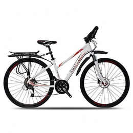 SIER Bike SIER Travel bicycle TW719 aluminum alloy mountain bike 27-speed oil pressure shock mountain bike, White