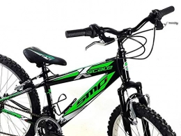SMP Bike SMP Cycling Mountain Bike Steel 26 X-Scale Shimano 21 Speeds / Green Black White - Green Black White, L (48)