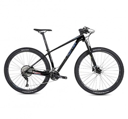BIKERISK Mountain Bike STRIKERpro carbon fiber Bicycle Mountain Bike 27.5 / 29 Inch wheel, 22 / 33 Speed 15 / 17 / 19 carbon framework for Adult (Black), 22speed, 27.5×17