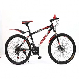 BNMKL Mountain Bike Sturdy And Durable 26 Inch Outroad Mountain Bike Fitness Bicycle With 21 Speed Dual Disc Brake Men Women Outdoor, C-24in