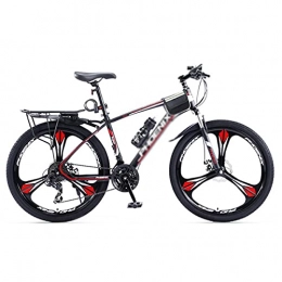 T-Day Mountain Bike T-Day Mountain Bike 26 In Dual Disc Brake Mens Mountain Bike Carbon Steel Frame 24 Speed Outdoors Sport Cycling Road Bikes Exercise Bikes(Size:24 Speed, Color:Red)