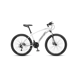 TABKER Mountain Bike TABKER Bike Mountain Bike Men Youth Racing Adult Variable Speed Bicycle to Work Men Riding Junior High School (Color : White)
