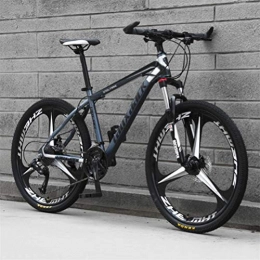 Tbagem-Yjr Mountain Bike Tbagem-Yjr 26 Inch Mens Mountain Bike, Sports Leisure Mens MTB Riding Damping Mountain Bicycle (Color : Black ash, Size : 27 speed)