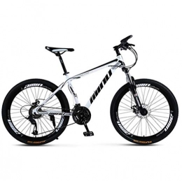 Tbagem-Yjr Mountain Bike Tbagem-Yjr Mountain Bike, Dual Suspension Mountain Bike 26 Inches Wheels Bicycle For Adults Boys (Color : White black, Size : 27 speed)