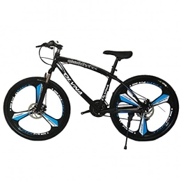 TBNB Bike TBNB 26-Inch Adult Mountain Bike, 21-30 Speed, Offroad Bikes for Men and Women, Outdoor Road Bicycles, Disc Brakes, Suspension Forks, Multi-Color Options (Black 30 Speed)