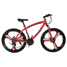 TBNB Mountain Bike TBNB 26-Inch Adult Mountain Bike, 21-30 Speed, Offroad Bikes for Men and Women, Outdoor Road Bicycles, Disc Brakes, Suspension Forks, Multi-Color Options (Red 21 Speed)