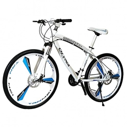 TBNB 26-Inch Adult Mountain Bike,21-30 Speed,Offroad Bikes for Men and Women,Outdoor Road Bicycles,Disc Brakes,Suspension Forks,Multi-Color Options (White 30 Speed)