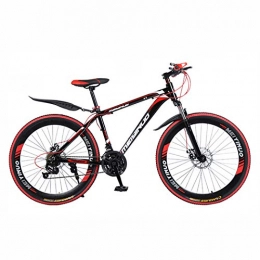 Tochange Mountain Bike Tochange 26 Inch Mountain Bike, Aluminum Alloy Frame Off-Road Bike, with Aluminum Pedals And Rubber Grip, Double Disc Brake Hard Tail Mountain Bike, A, 21 speed