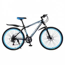 Tochange Mountain Bike Tochange Mountain Bike, 26 Inch Wheels Hard Tail Bike with PVC And All Aluminum Pedals And Rubber Grip, High Carbon Steel And Aluminum Alloy Frame, Double Disc Brake, B, 27 speed