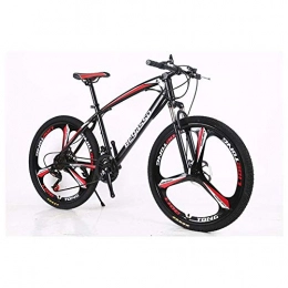 Tokyia Mountain Bike Tokyia Outdoor sports 26" Mountain Bicycle with Suspension Fork 2130 Speeds Mountain Bike with Disc Brake, Lightweight HighCarbon Steel Frame bicycle (Color : Black)