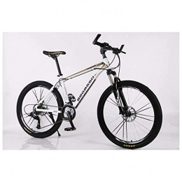 Tokyia Bike Tokyia Outdoor sports Moutain Bike Bicycle 27 / 30 Speeds MTB 26 Inches Wheels Fork Suspension Bike with Dual Oil Brakes bicycle (Color : Gold)