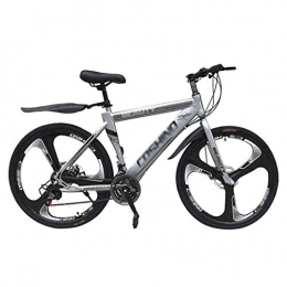 tools Mountain Bike TOOLS Off-road Bike Bicycles Adult Mountain Bike Men's MTB Road Bicycle For Womens 24 Inch Wheels Adjustable Double Disc Brake (Color : Gray, Size : 27 Speed)
