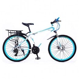 tools Mountain Bike TOOLS Off-road Bike Mountain Bike Adult Road Bicycle Men's MTB Bikes 24 Speed Wheels For Womens teens (Color : White, Size : 24in)